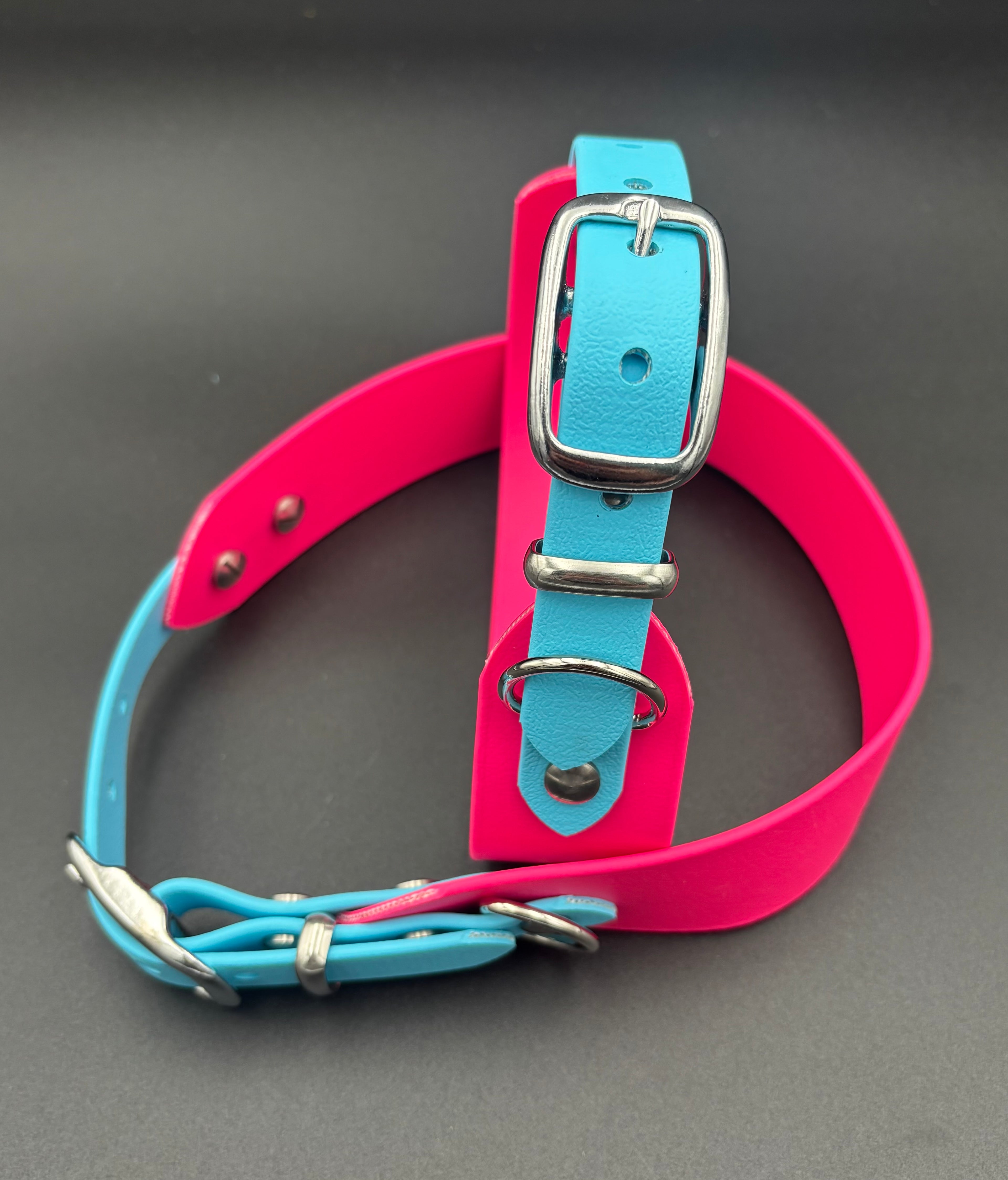 Biothane Hundehalsband 2 Farbig